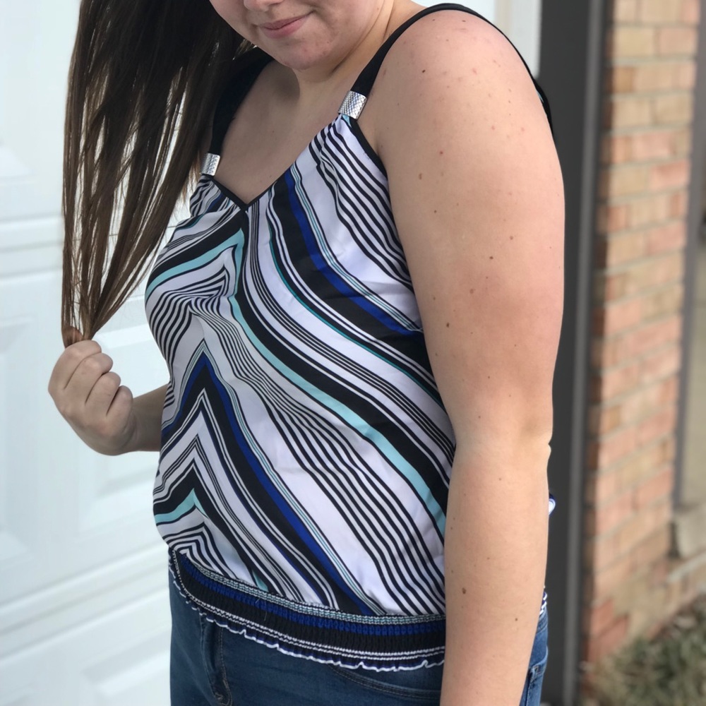 NWOT Striped Tank Top